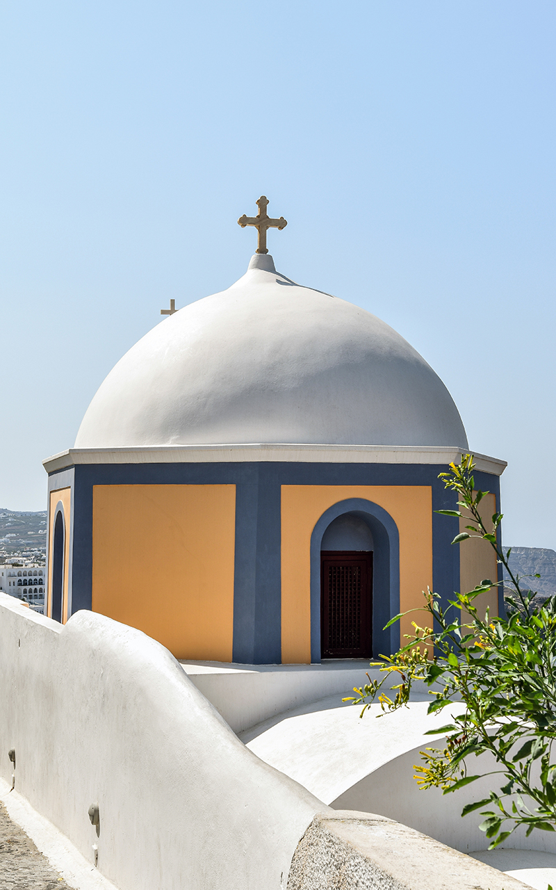 Kuppel in Fira Santorini