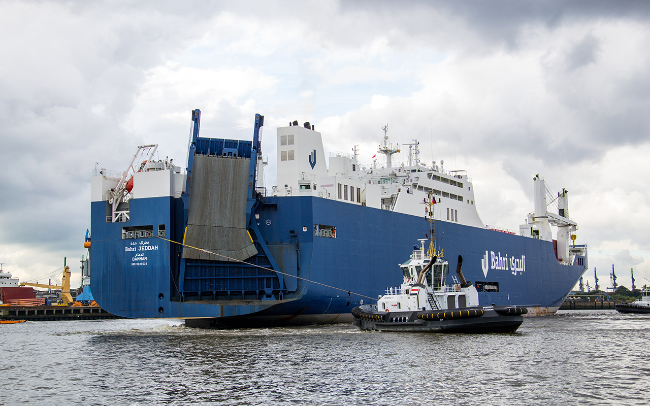 Hamburg-Hafen-Containerschiff