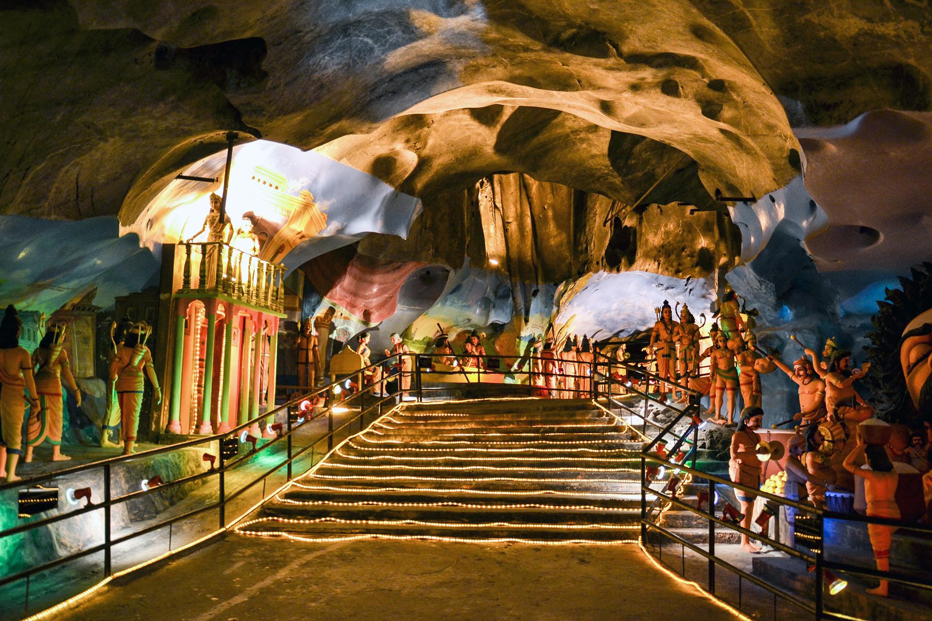 Batu Caves Hinduistische Figuren Museum Eingang