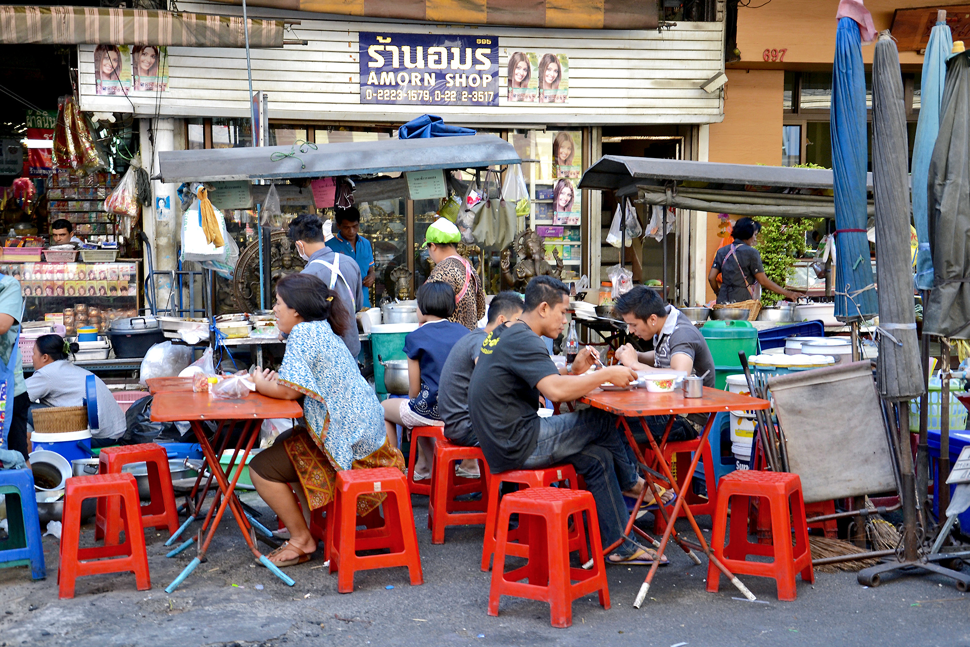 Essensstände in Bangkok