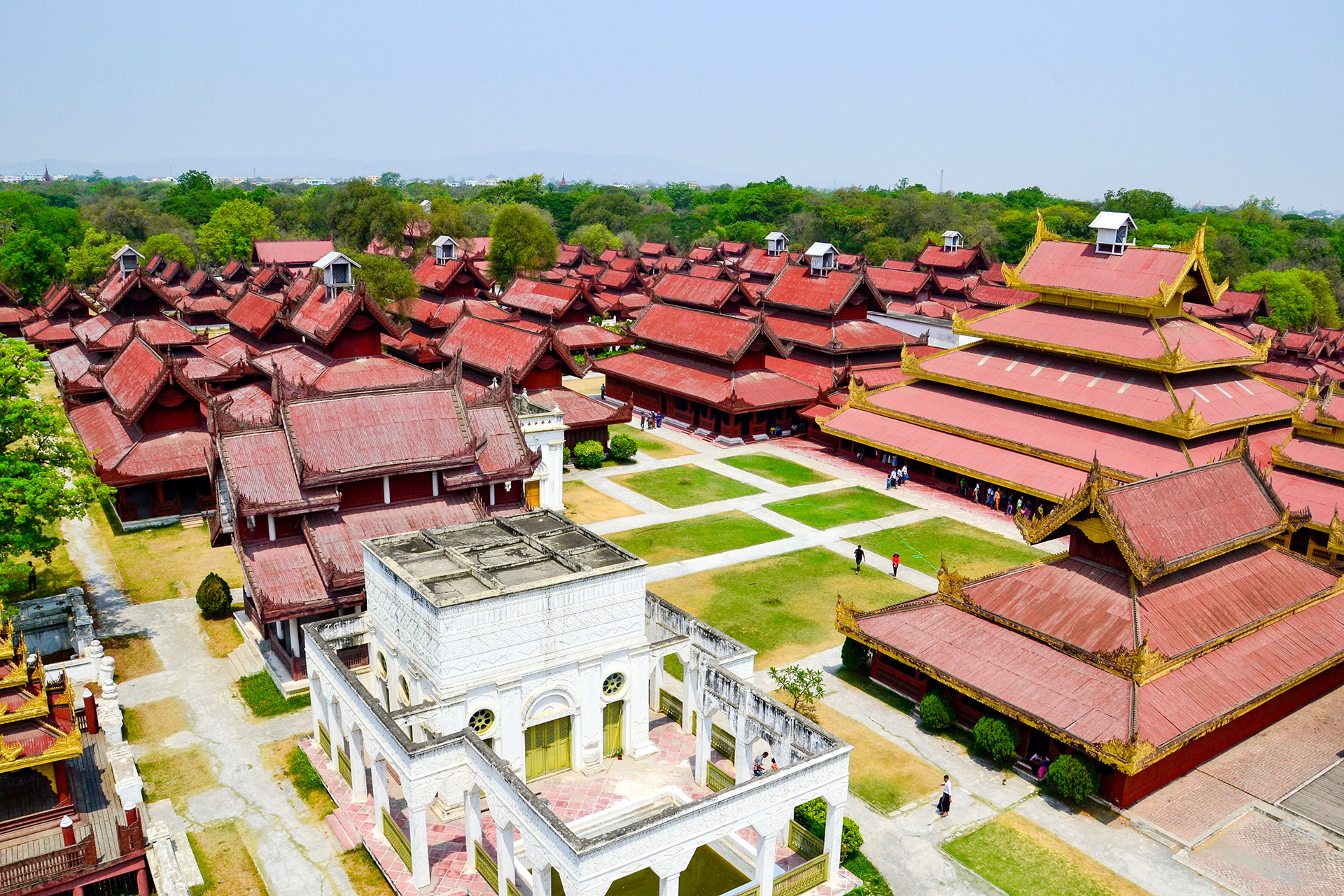 Palast Mandalay vom Turm