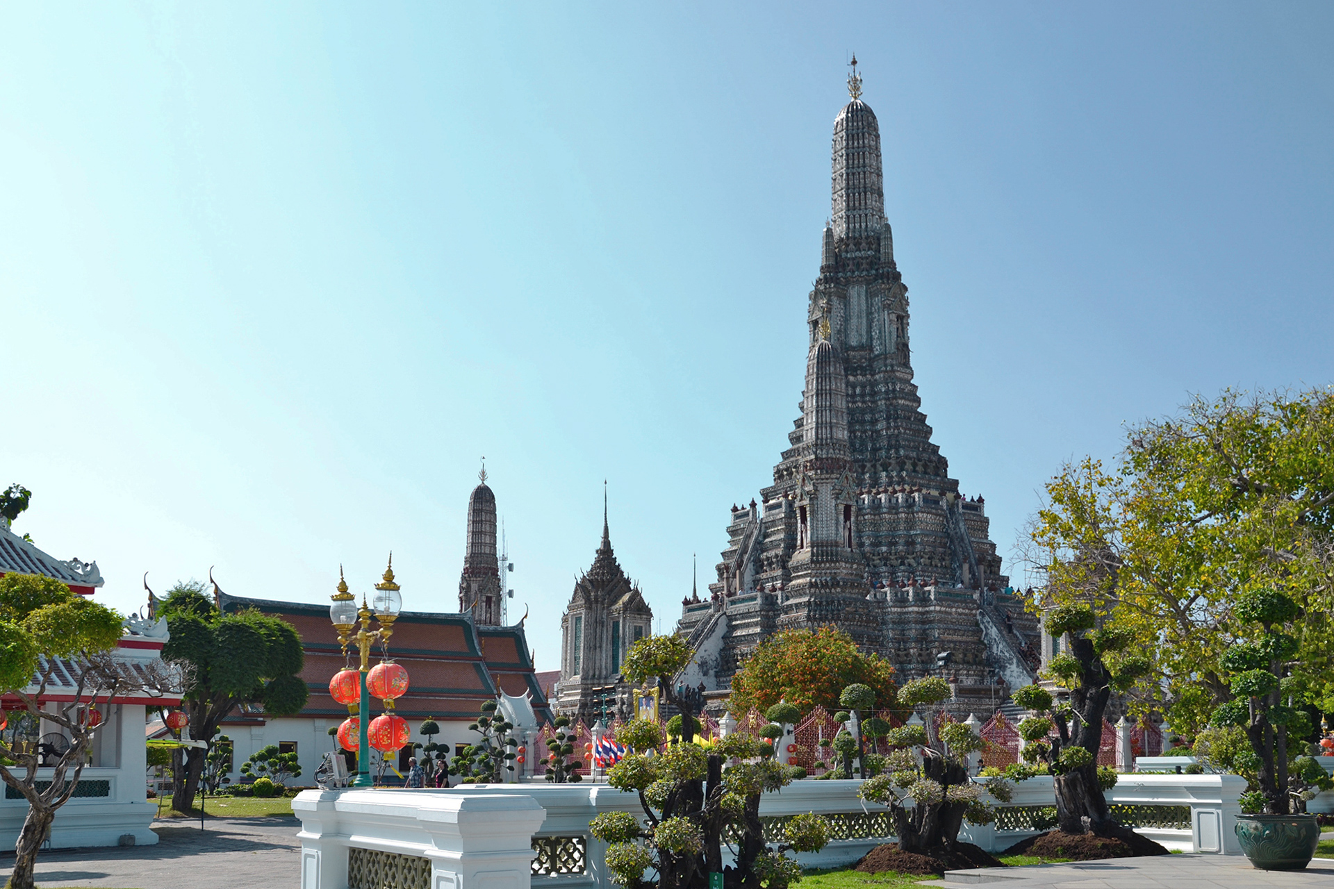 Wat Arun Außenanlage