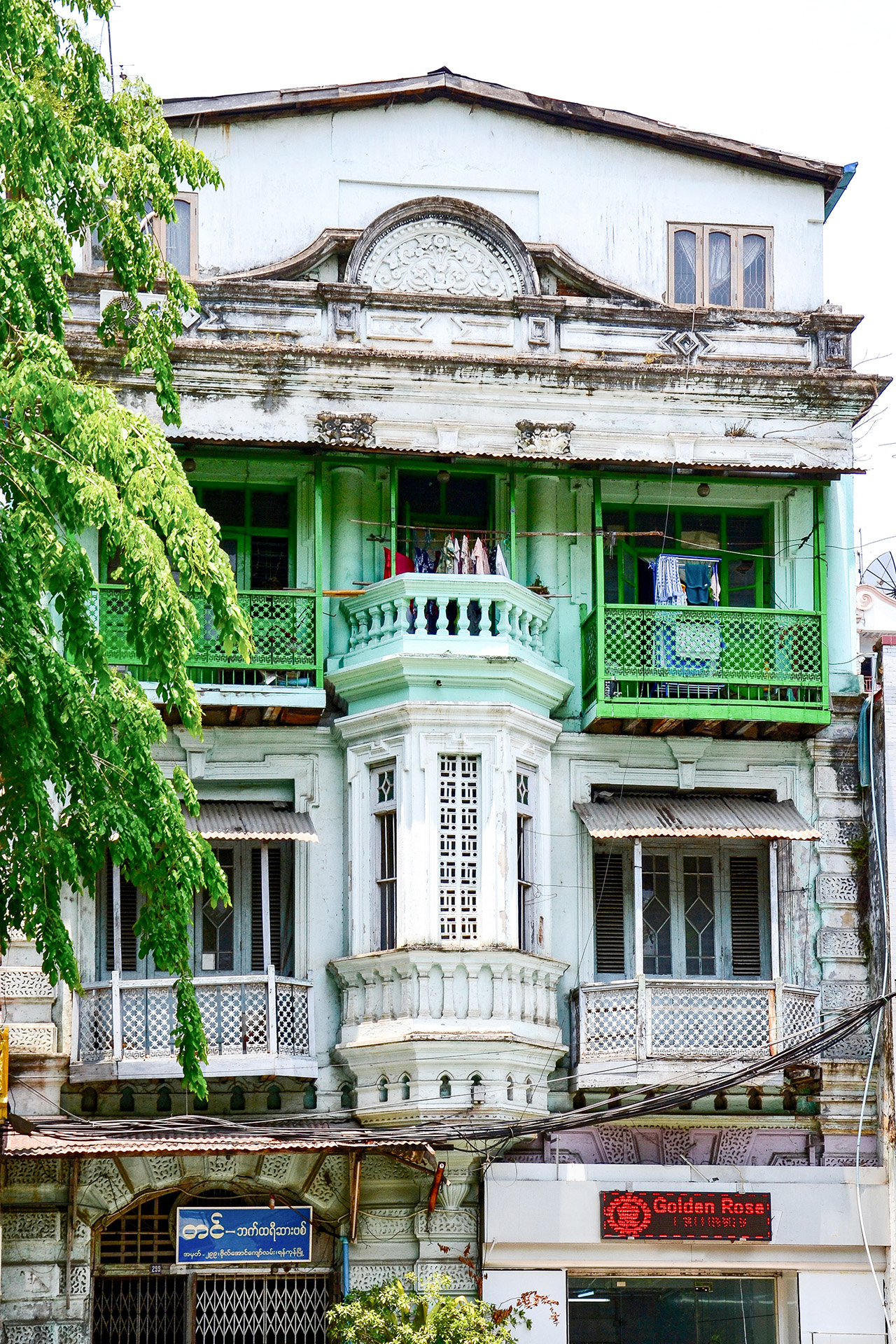 Yangon Altstadthaueser