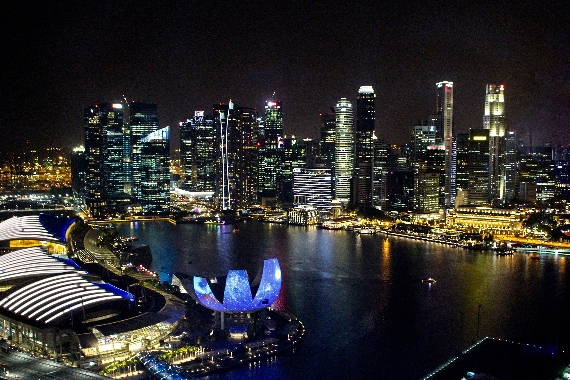 Singapur_Nachtaufnahme