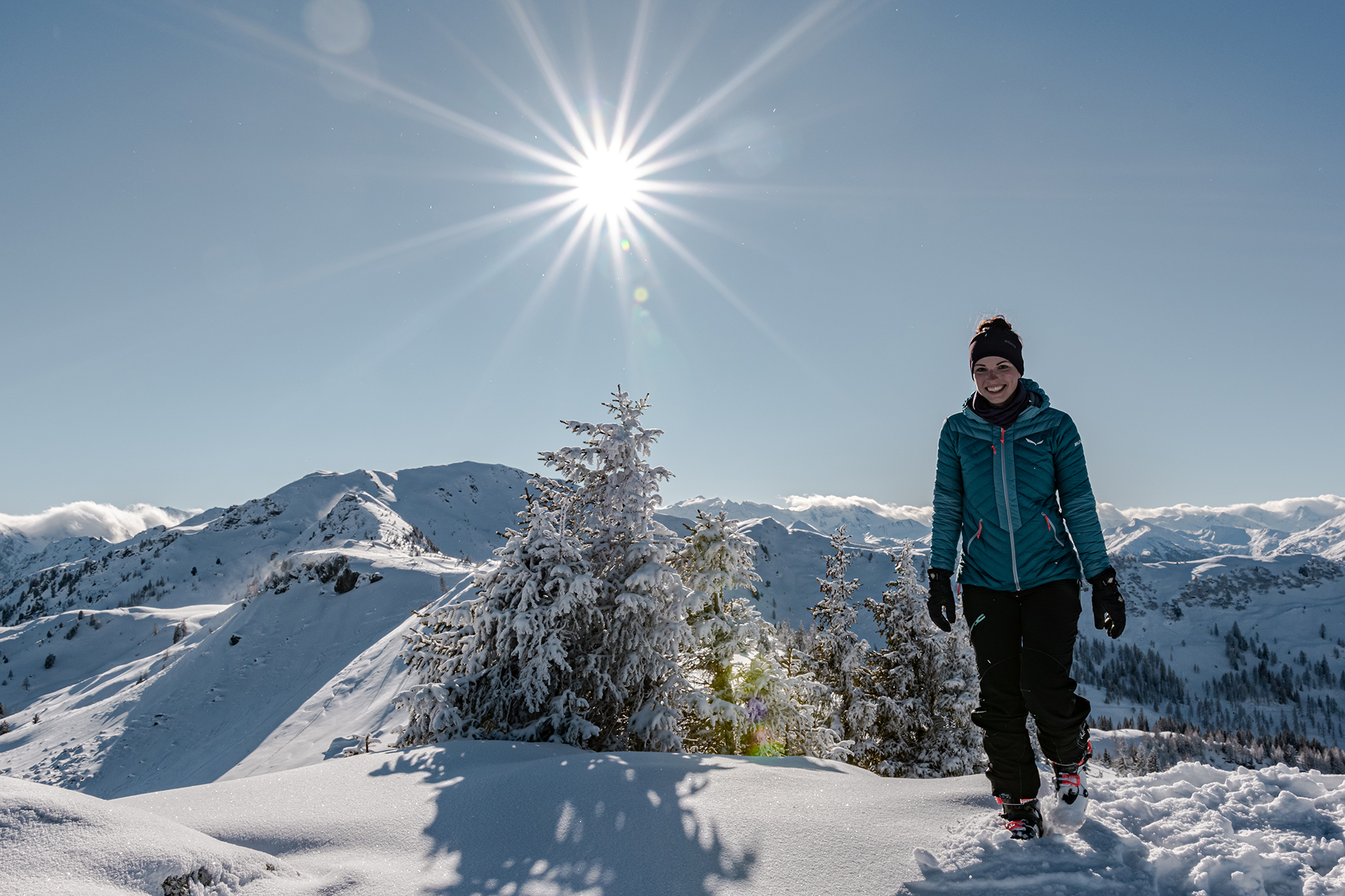 Skitour Penkkopf Gipfel Ausblick
