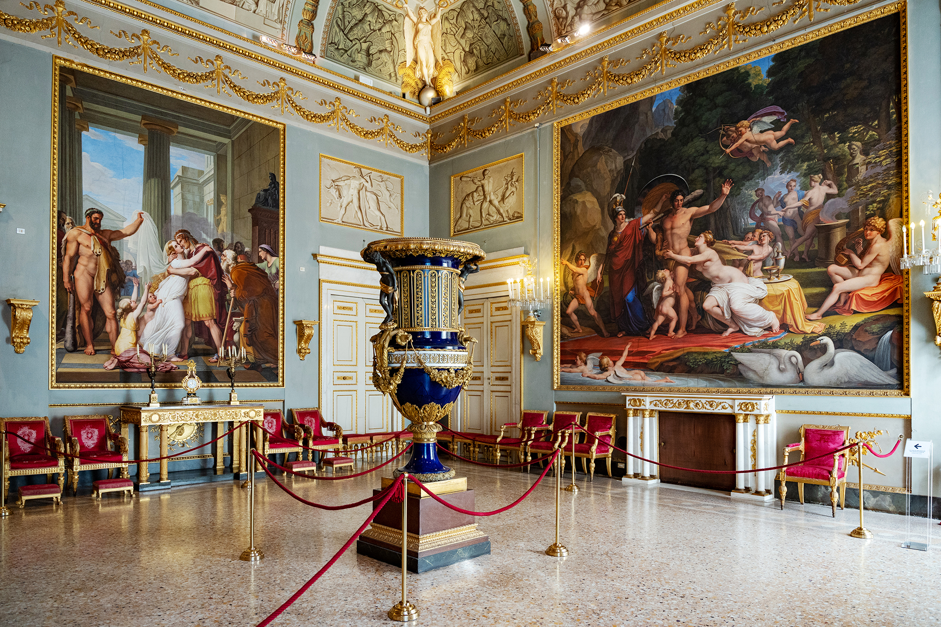 Raum des Herkules Galleria Palatina Florenz