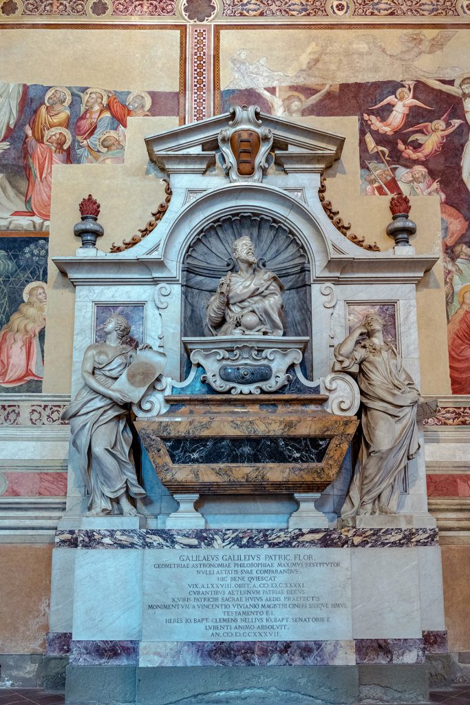 Florenz_Basilica_di_Santa_Croce_Galileo_Galilei_Grab