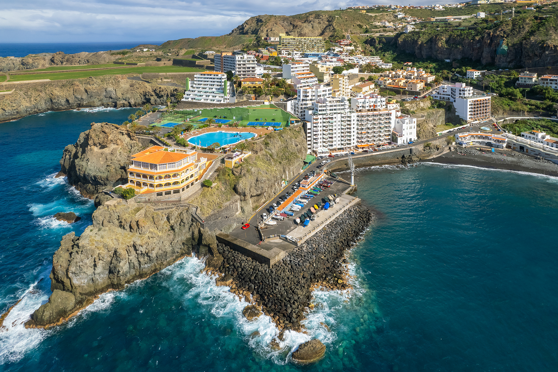 Playa San Marcos Teneriffa Bucht